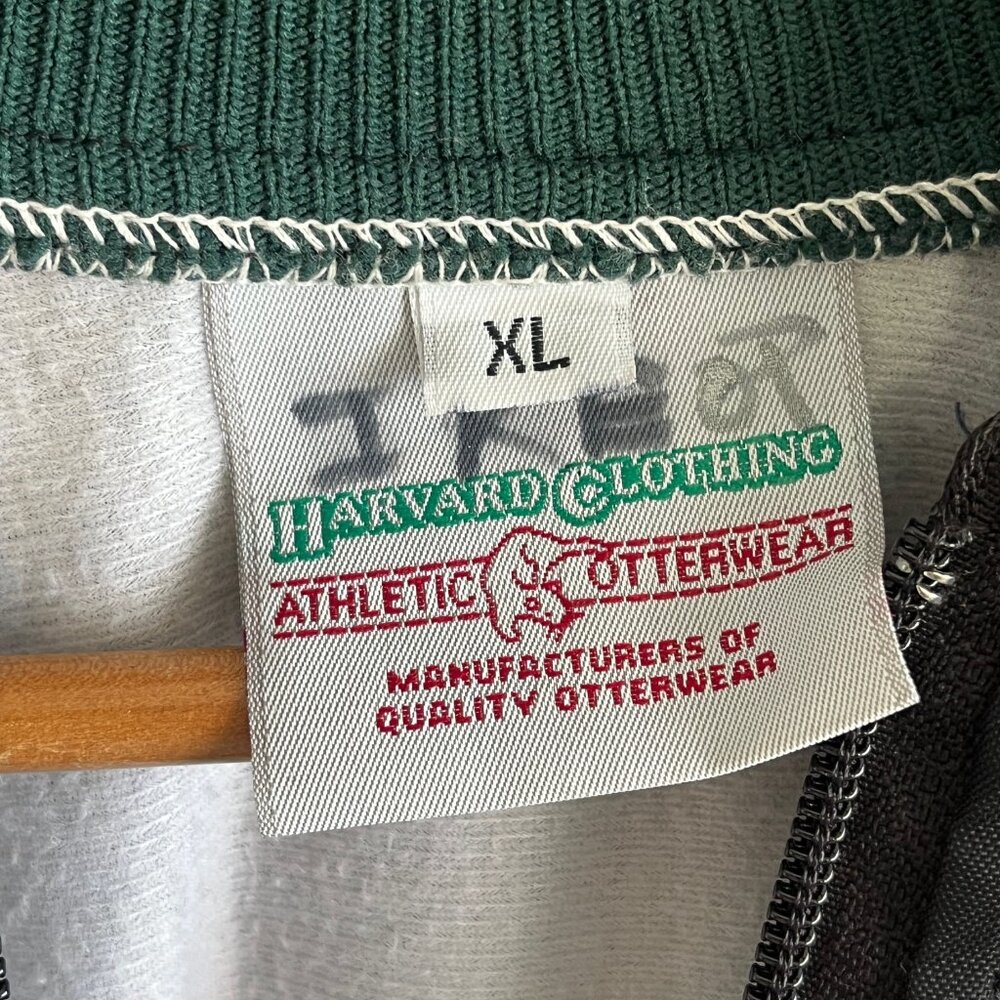 Harvard Clothing Athletic ‎ Otterwear Oregon Ducks Baseball Half-Zip Size XL USA - Picture 5 of 8